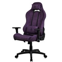 Arozzi - Torretta Soft Fabric Gaming Chair - Purple - Left View