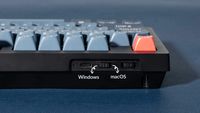 Keychron - V5 Max 96% Custom Wireless RGB Mechanical Keyboard with Programmable QMK/VIA Hot-Swapp... - Left View
