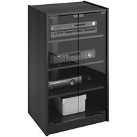Sonax - TV Cabinet for Most Flat-Panel TVs - Ravenwood Black - Left View