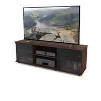 CorLiving - Fiji Maple Wooden TV Stand, for TVs up to 75
