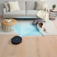 Shark - Navigator Robot Vacuum + Self-Empty Base - Gray - Left View