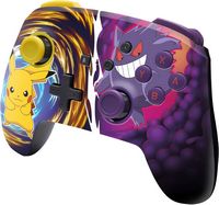 PowerA Enhanced Wireless Controller for Nintendo Switch - Pikachu vs. Gengar - Pikachu vs. Gengar - Left View