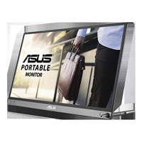 ASUS - ZenScreen-, 15.6”FHD- Portable Monitor- Panel Type  IPS- Brightness(Max) : 220 cd/㎡ - Black - Left View