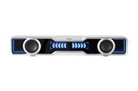 Edifier - QS30 2.0 Bluetooth Gaming Soundbar with Halo Lighting (1-Piece) - White - Left View