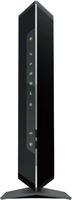 NETGEAR - Nighthawk AC1900 Router with DOCSIS 3.0 Cable Modem - Black - Left View
