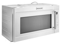 KitchenAid - 2.0 Cu. Ft. Over-the-Range Microwave with Sensor Cooking - White - Left View