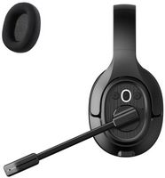 EKSA Telecom - H1 Pro AI-Powered Wireless Headset - Black - Left View