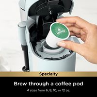 Ninja - Pods & Grounds Specialty Single-Serve Iced Coffee Maker, K-Cup Pod Compatible with Foldaw... - Left View