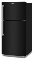 Maytag - 19 Cu. Ft. Top-Freezer Refrigerator with Garage Mode - Black - Left View