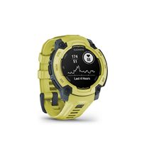 Garmin - Instinct E GPS Smartwatch 45 mm Fiber-reinforced Polymer - Electric Lime with Electric L... - Left View