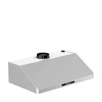 ZLINE - 30 inches - Externally Vented - Under cabinet Range Hood - Brushed Stainless Steel - Left View