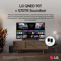 LG - 5.1.1-Channel S70TR Home Theater Soundbar with Wireless Subwoofer and Rear Speakers, Dolby A... - Left View
