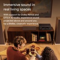 Denon - AVR-S980H 7.2 Channel AV Receiver - Black - Left View