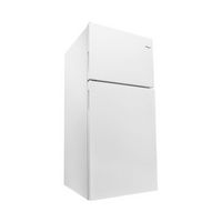 Amana - 18 Cu. Ft. Top-Freezer Refrigerator - White - Left View