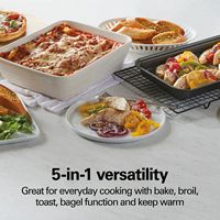 Hamilton Beach - 4-Slice Toaster Oven - Stainless Steel - Left View