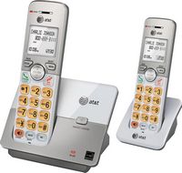 AT&T - EL51203 DECT 6.0 Expandable Cordless Phone System - Silver - Left View