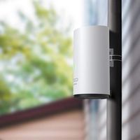 TP-Link - Deco AX5400 Wi-Fi 6 Indoor/Outdoor Whole Home Mesh System 4-Pack (Deco XM73) - White - Left View