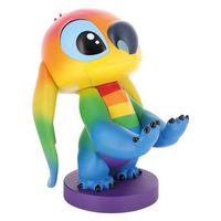 Cable Guys by Exquisite Gaming - Lilo & Stitch RAINBOW STITCH Mobile Phone & Gaming Controller Ho... - Left View