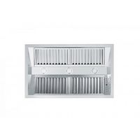 ZLINE - 46 inches - Externally Vented - Range Hood Insert - Brushed Stainless Steel - Left View