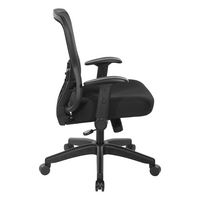 OSP Home Furnishings - Professional R2 SpaceGrid Back Manager’s Chair with Adjustable Lumbar Supp... - Left View