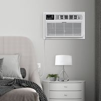 Whirlpool - 550 sq ft 12,000 BTU 230V Through the Wall Air Conditioner with Supplemental Heat - W... - Left View