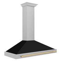 ZLINE DuraSnow - 47 inches - Convertible & Convertible - Wall Range Hood - Stainless Steel - Left View