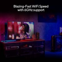 ASUS - ROG USB-BE92 Wi-Fi 7 Tri-band USB Adapter with 6 GHz band and WPA3 Network Security (USB-A... - Left View