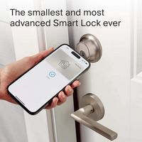 Level - Lock+ Connect Smart Lock Bluetooth/WiFi Replacement Deadbolt with Apple HomeKey/App/Key -... - Left View