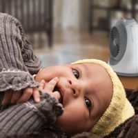 Vornadobaby - Tempa Nursery Space Heater - White - Left View