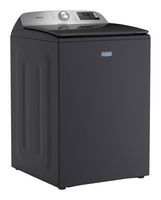 Maytag - 5.2 Cu. Ft. Smart Top Load Washer with Extra Power and Sanitize Cycle with Oxi - Midnigh... - Left View