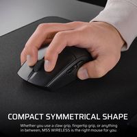 CORSAIR - M55 Wireless Optical Gaming Ambidextrous Mouse with Slipstream Technology - Wireless - ... - Left View