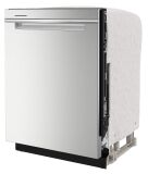 Whirlpool - 24 inch Top Control Built-In Stainless Steel Tub Dishwasher with 3rd Rack, AI Intelli... - Left View