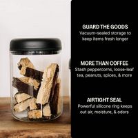 Fellow - Atmos Vacuum Airtight Canister 1.2L - Clear Glass - Left View