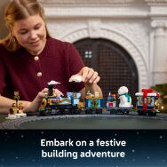 LEGO - Icons Holiday Express Train Building Set 10361 - Left View