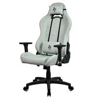 Arozzi - Torretta Soft Fabric Gaming Chair - Pearl Green - Left View