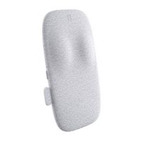 Homedics - Slim Profile Modern Massage Cushion with Heat - Gray - Left View