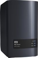 WD - My Cloud Expert EX2 Ultra 2-Bay 8TB External Network Attached Storage (NAS) - Charcoal - Left View