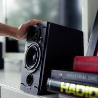 Edifier - R1850DB Active Bookshelf Speakers, Computer Speakers - Bluetooth and Optical Input - 2.... - Left View
