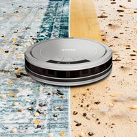 Shark - ION Robot Vacuum, Wi-Fi Connected - Light Gray - Left View