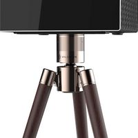 Valerion - Walnut Trip Stand Compatible with the VisionMaster and StreamMaster Series - Walnut - Left View