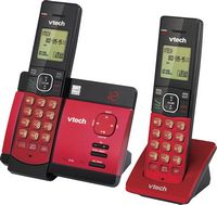 VTech - CS5129-26 DECT 6.0 Expandable Cordless Phone System with Digital Answering System - Black... - Left View