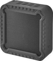 Insignia™ - Rugged Portable Bluetooth Speaker - Black - Left View