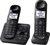 Panasonic - KX-TGL432B DECT 6.0 Expandable Cordless Phone System with Digital Answering System - ... - Left View