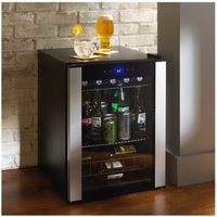 Wine Enthusiast - Evolution Series Wine Cooler - Stainless Steel - Left View