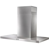 Whirlpool - 36 inches - Convertible - Wall Range Hood - Stainless Steel - Left View