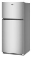 Whirlpool - 28 in. Wide 14.3 cu. ft. Top-Freezer Refrigerator with Total Coverage Cooling - Finge... - Left View