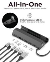 Lenovo - Legion Go Docking Hub - Black - Left View