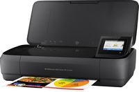 HP - OfficeJet 250 Mobile Wireless All-In-One Inkjet Printer - Black - Left View