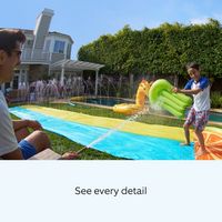 Outdoor Cam Plus, Plug-In with 2K Video and Ring Vision, Low-Light Sight, and Mount-Anywhere Vers... - Left View