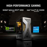 ASUS - TUF T500 Gaming Desktop - Intel Core i5 13420H - 16GB Memory - NVIDIA GeForce RTX 3050 6GB... - Left View